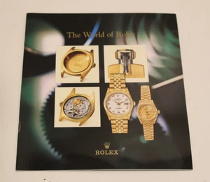 Folleto de catálogo de relojes The World of Rolex 1999 - Imagen 1 de 8