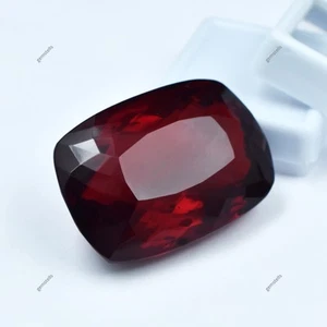CERTIFIED 108.45 Ct Natural Cushion Cut Bloody Red Ruby Excellent Loose Gemstone - Picture 1 of 8