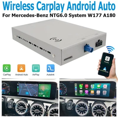 Pantalla de 7"" inalámbrica Carplay Android automático para Mercedes-Benz W177 A180 NTG6.0 Foto 1 de 4