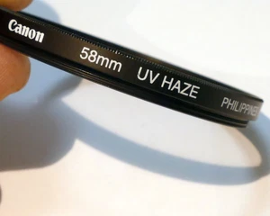 Canon 58mm UV HAZE Filter - genuine OEM - Picture 1 of 6
