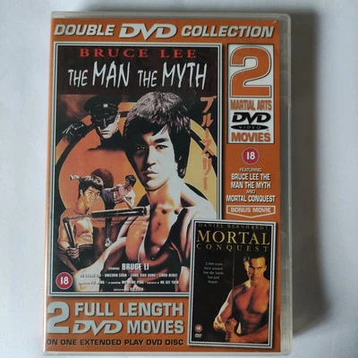 Bruce Lee The Man & The Myth & Mortal Conquest DVD,2002 Martial Arts 2 Disc GC❤️ - Image 1 of 2