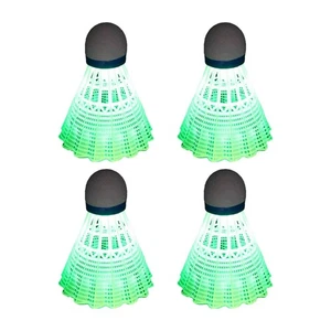 4Pcs Luminous Badminton Balls LED Foamed Plastic Sport Badminton Light-Up2791 - Foto 1 di 19