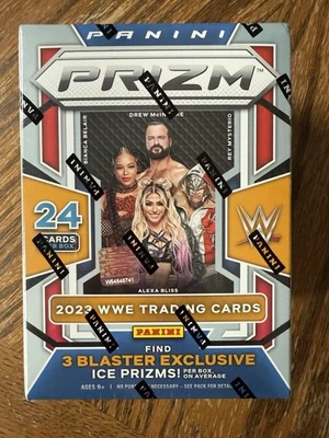 2023 Panini PRIZM WWE Blaster Box Ice Prizm Wrestling Trading Cards New
