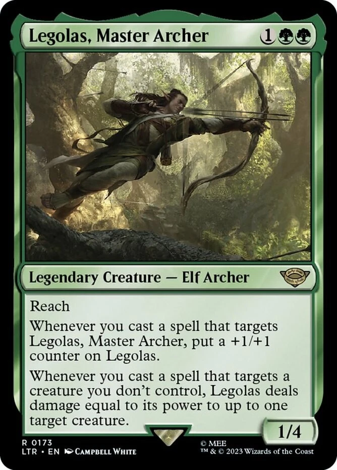x1 Legolas, Master Archer - Lord of the Rings - NM - MTG - Image 1 of 1