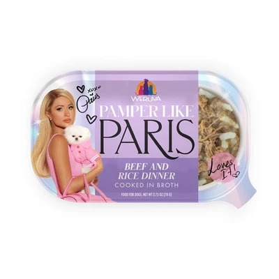 Comida húmeda natural para perros Paris Hilton Pamper Like Paris, carne de res y arroz, 2,75 oz cú... Foto 1 de 4