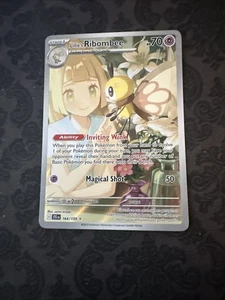 Pokémon TCG Lillie's Ribombee 164/159 Illustration Rare Sv09: Journey Together - Picture 1 of 2