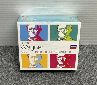Ultimate Wagner: The Essential Masterpieces 5 CD Set DECCA Bohm Solti Levine Foto 1 de 4