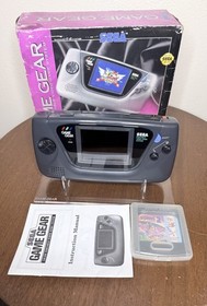 Recapped SEGA Game Gear In Box w/ Instructions & Game ￼