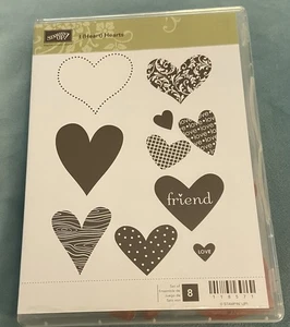 Stampin' Up! ~I{Herz}Herzen~Gummistempelset~Gebraucht! Top Zustand - Herzen - Bild 1 von 3