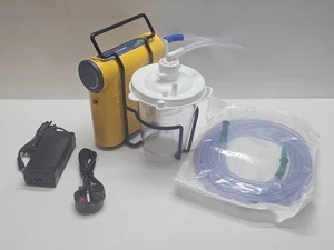 Unidad de succión portátil Laerdal LCSU4 + tubo nuevo, filtro nuevo - Imagen 1 de 5
