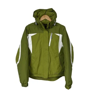 L.L. Bean Parka Jacke Unisex Small Kapuze Grün Outdoor Nylon - Bild 1 von 9