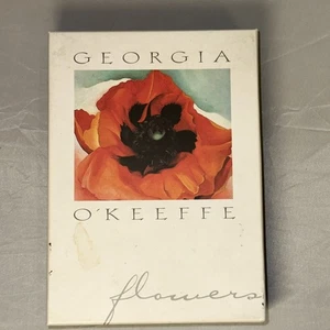 Georgia O’Keeffe 14/20 leere Notizkarten - Blumen offene Schachtel - 5 Designs mit Umschlag - Bild 1 von 8