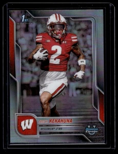 2025 Bowman Chrome University #37 Trech Kekahuna Refractor - Bild 1 von 2