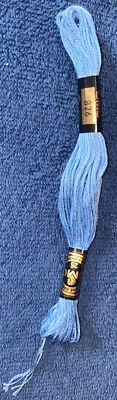 Vtg DMC 25 Embroidery Floss Made In France Blue #826 - Image 1 of 4