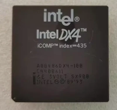 New INTEL A80486DX4-100 80486 High-Performance 32-Bit Microprocessor - Image 1 of 4