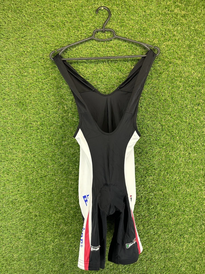 РЕДКИЕ ВЕЛОСИПЕДНЫЕ ГОНКИ КЛАССИЧЕСКИЕ ШОРТЫ-КОМБИНЕЗОН SMS SANTINI ОРИГИНАЛЬНЫЙ РАЗМЕР M СРЕДНИЙ - Изображение 1 из 4