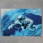 Cosmonaut Leonov First Space Walk. Drawing Leonov. Ussr Intourist Postcard??