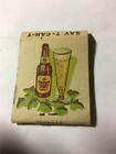 1940's TECATE "America's Largest Selling Imported Beer" EMPTY Matchbook