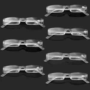 NEW Clear Presbyopia 1.00-4.00 Diopter Eyeglasses Clear Rimless Reading Glasses - Picture 1 of 9