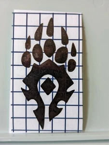 Horde Symbol Ally WoW World of Warcraft Druid Vinyl Sticker Decal Laptop Car - Picture 1 of 2