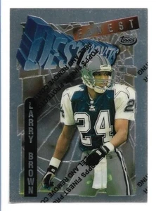 Larry Brown 1996 Finest Uncommon Silver #166 Dallas Cowboys - Bild 1 von 2