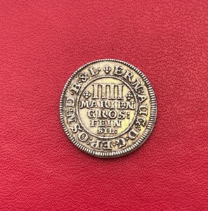 DEUTSCHLAND. Braunschweig-Lüneburg-Calenberg. 4 Mariengroschen Ernst-August 1681 - Bild 1 von 3