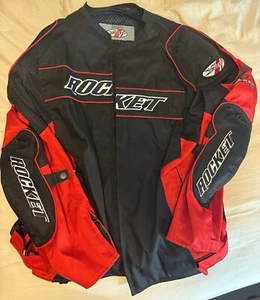 Joe Rocket 1460-1103 Resistor Men's - 2XL -Mesh Motorcycle Jacket Red Black XXL - Picture 1 of 18