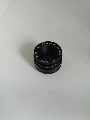 LENS Computar 25mm F1.8 C Mount CCTV TV Industrial, Rare , - Image 1 of 4