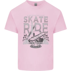 Underground Patín Ride Skateboard Algodón Hombre Camiseta - Imagen 1 de 102