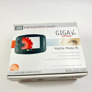 JOBO GIGA VU Extreme Mobile Photo PC 80GB GVX080 Real RAW File Decoding - Picture 1 of 10