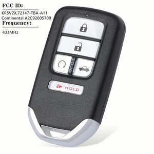 Llavero inteligente arranque remoto HONDA CIVIC EX LX 2016-2021 72147-TBA-A11 sin cortar - Imagen 1 de 5