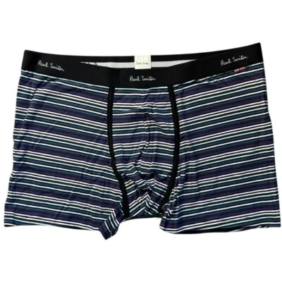 Paul Smith Nuevo Paquete Único Calzoncillos Boxer Algodón Orgánico Negro Gris XL Foto 1 de 4