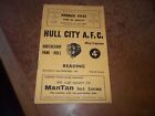 Hull City v Reading Programme 22 Feb 1964 GC Boothferry Park FREE POST
