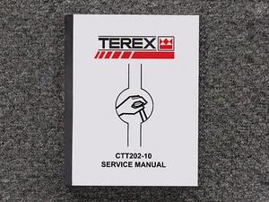 Terex CTT202-10 Tower Crane Shop Service Repair Manual - Picture 1 of 1