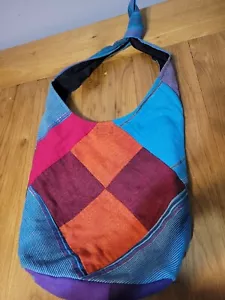 Nepal kyber outwear 100% cotton boho colorful shoulder bag - Picture 1 of 12
