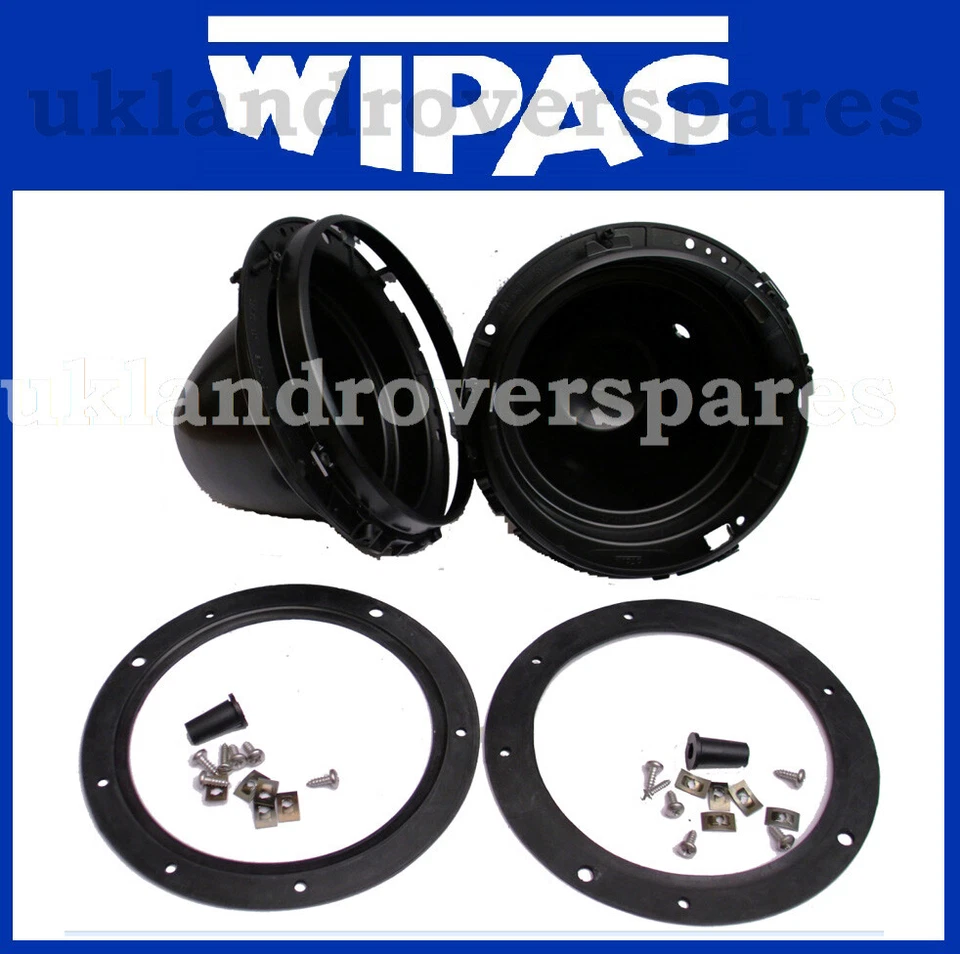 LAND ROVER DEFENDER 7 INCH HEADLAMP / HEADLIGHT BOWL PLASTIC - WIPAC S5400B