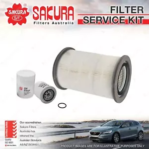 Sakura Oil Air Fuel Filter Service Kit for Ford Courier PE PG PH 2.5L TD Radial - Picture 1 of 2