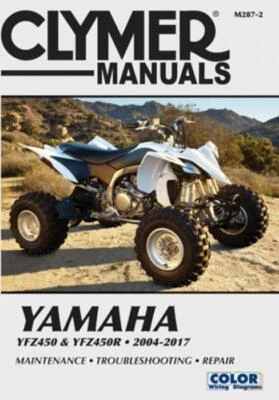 Manual Yamaha YFZ450 YFZ450R ATV 2004-2017 Clymer Taller Servicio Reparación - Imagen 1 de 4