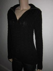 Ralph Lauren Black Half 1/2 Zip Sweater NWT - Picture 1 of 1