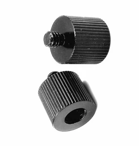 Mic Stand 3/8" FEMALE to 1/4" MALE Thread Adapter Microphone Camera Adaptor New - Picture 1 of 3