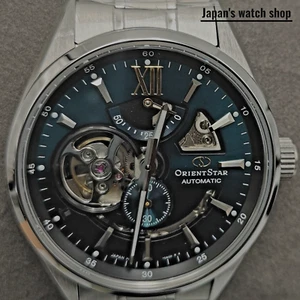 ORIENT STAR Modern Skeleton RK-AV0114E Green Automatic Men's Watch New in Box - Picture 1 of 23