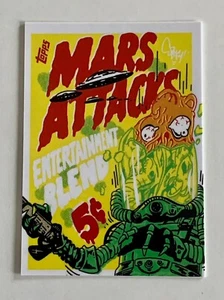 2022 Garbage Pail Kids Ermsy Chopped Chase Card #C1 Mars Attacks - Picture 1 of 2