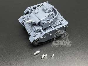 CYD022 Edición Q Tanque Mediano Alemán Panzer III Pistola de Metal Cañón + Carcasa para WWWT-005 - Imagen 1 de 2