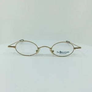 New Polo Ralph Lauren Polo 390 Eyeglasses C. 0YG Shiny Gold 39-22-145mm Italy - Picture 1 of 12