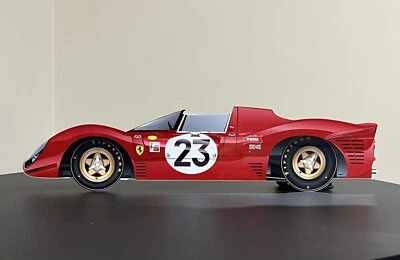 WOW!!! 21 Inch   330 P4 Daytona 1967 Die Cut  Lemans Racing  Bandini - Image 1 of 4