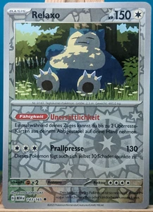 POKEMON - 151 - Relaxo - 143/165 - REVERSE HOLO - deutsch - Bild 1 von 1