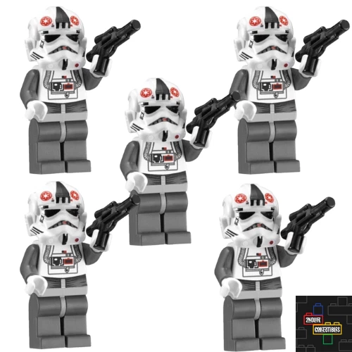 LEGO AT-AT Driver Pilot minifigure Star Wars 8129 8084 Lot of 5 Excellent! - Image 1 of 1