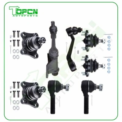 8pcs Front Suspension Tie Rod Ends For 1986-1998 Toyota T100 4Runner Pickup 4WD - Image 1 of 4