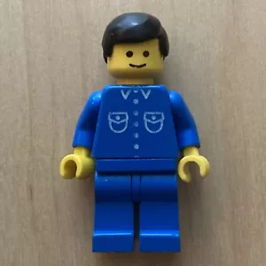 Lego Classic Town RECYCLE TRUCK WORKER MINIFIGURE but019 6693-1 vintage 1987 vgc - Picture 1 of 2