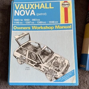 Haynes Workshop Manual 909 Vauxhall Nova Petrol 1983-1992 - Picture 1 of 5